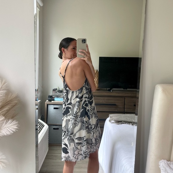 Velvet Floral Dress - Picture 2 of 7